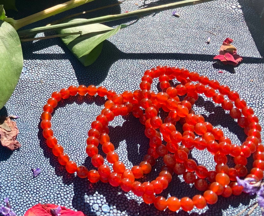 Carnelian Bracelet 7”