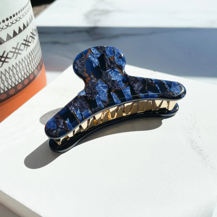 Sapphire French Claw Clip